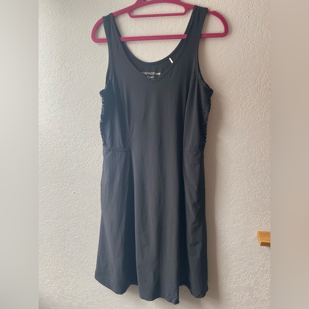 Toad&Co Sunkissed Cutout Dress, Black, Size Small